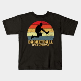 basketball it's a lifestile Kids T-Shirt